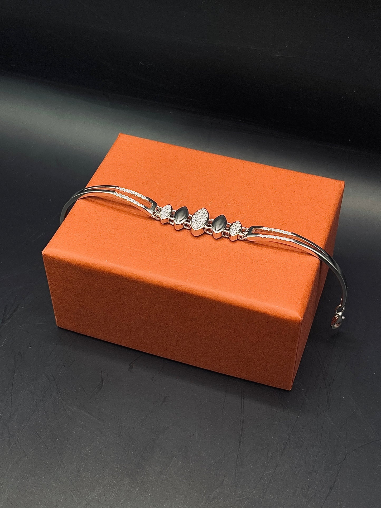 Sterling Silver Adjustable Bangle Bracelet TISA Silver Elegance