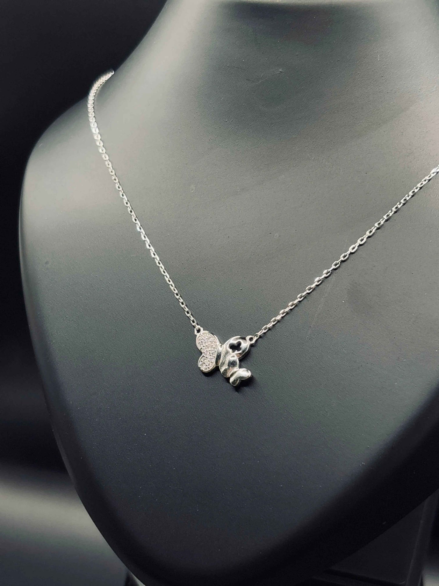 Sterling Silver Butterfly Necklace — Graceful Symbol of Transformation