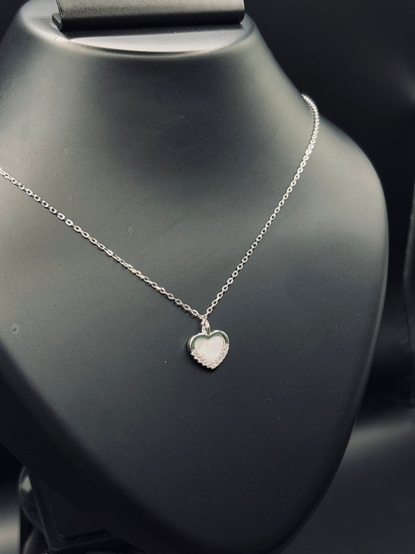 Sterling Silver Heart Pendant Necklace — Pure Symbol of Love TISA Silver Elegance