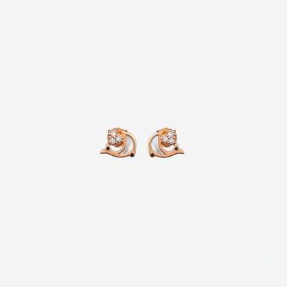 Minimal Spiral Pearl Stud Earring in Silver TISA Silver Elegance