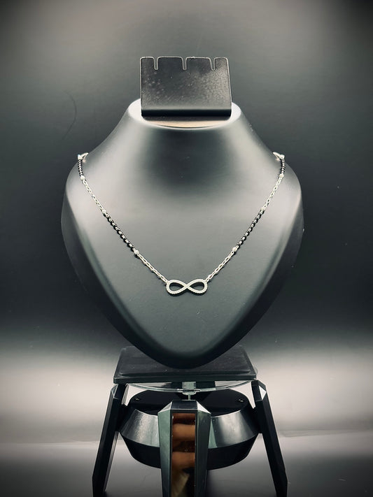 Infinity Mangalsutra — 925 Sterling Silver Eternal Love Pendant