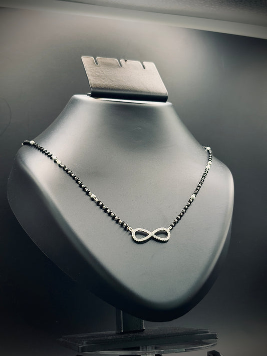 Infinity Mangalsutra — 925 Sterling Silver Eternal Love Pendant