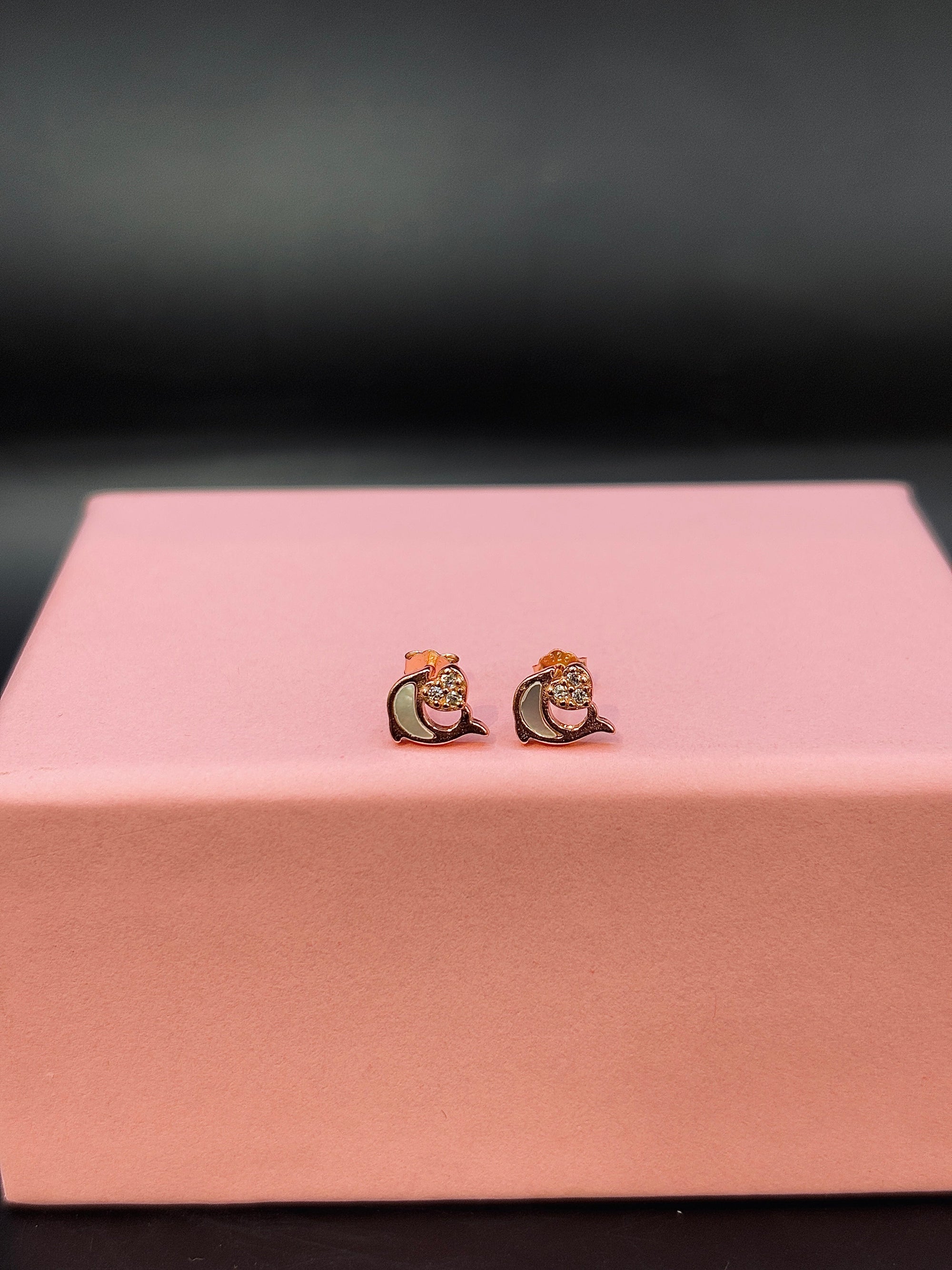 Minimal Spiral Pearl Stud Earring in Silver TISA Silver Elegance