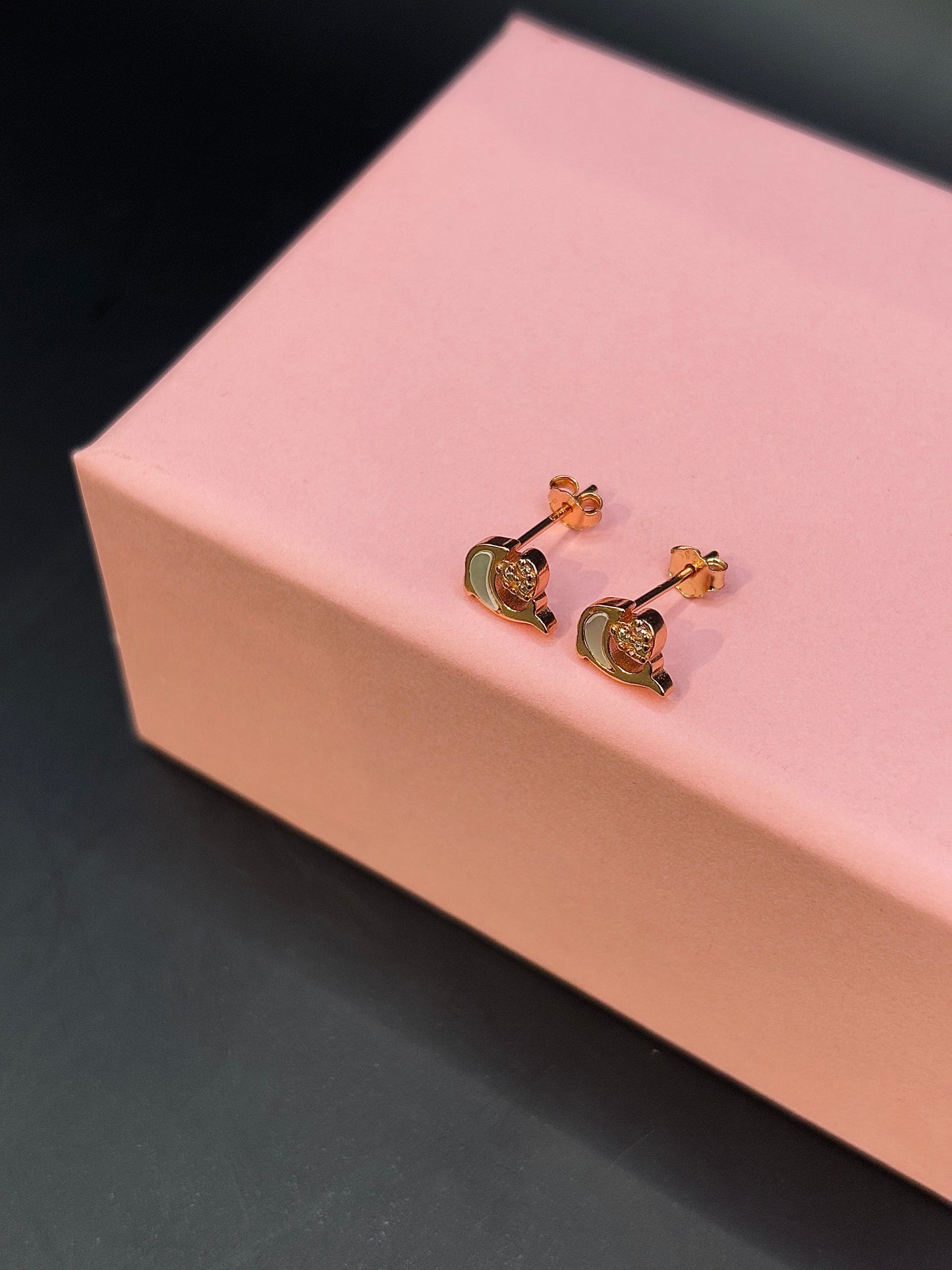 Minimal Spiral Pearl Stud Earring in Silver TISA Silver Elegance