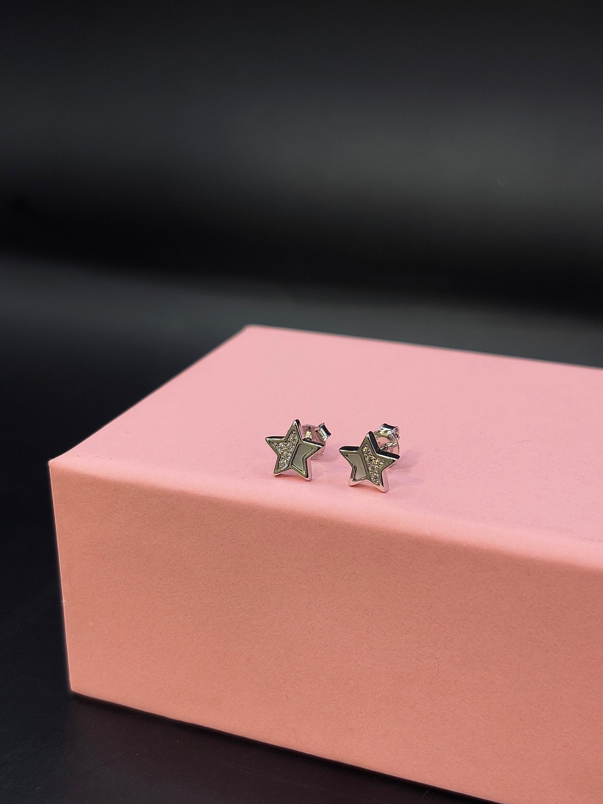 Silver Star 925 Stud Earring TISA Silver Elegance