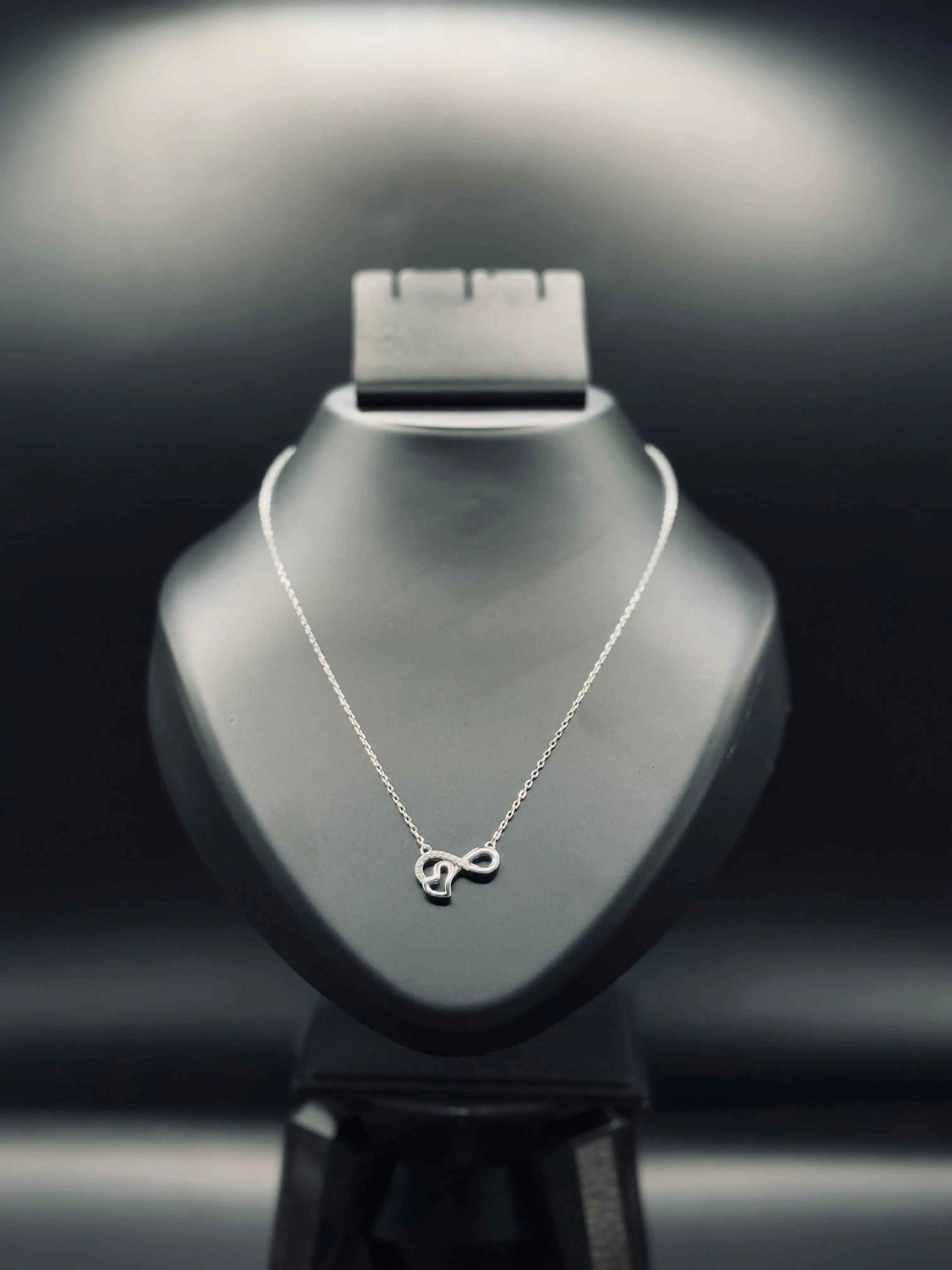 Sparkling Silver Infinity Love Necklace — Timeless Symbol of Forever