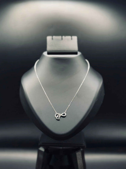 Sparkling Silver Infinity Love Necklace — Timeless Symbol of Forever