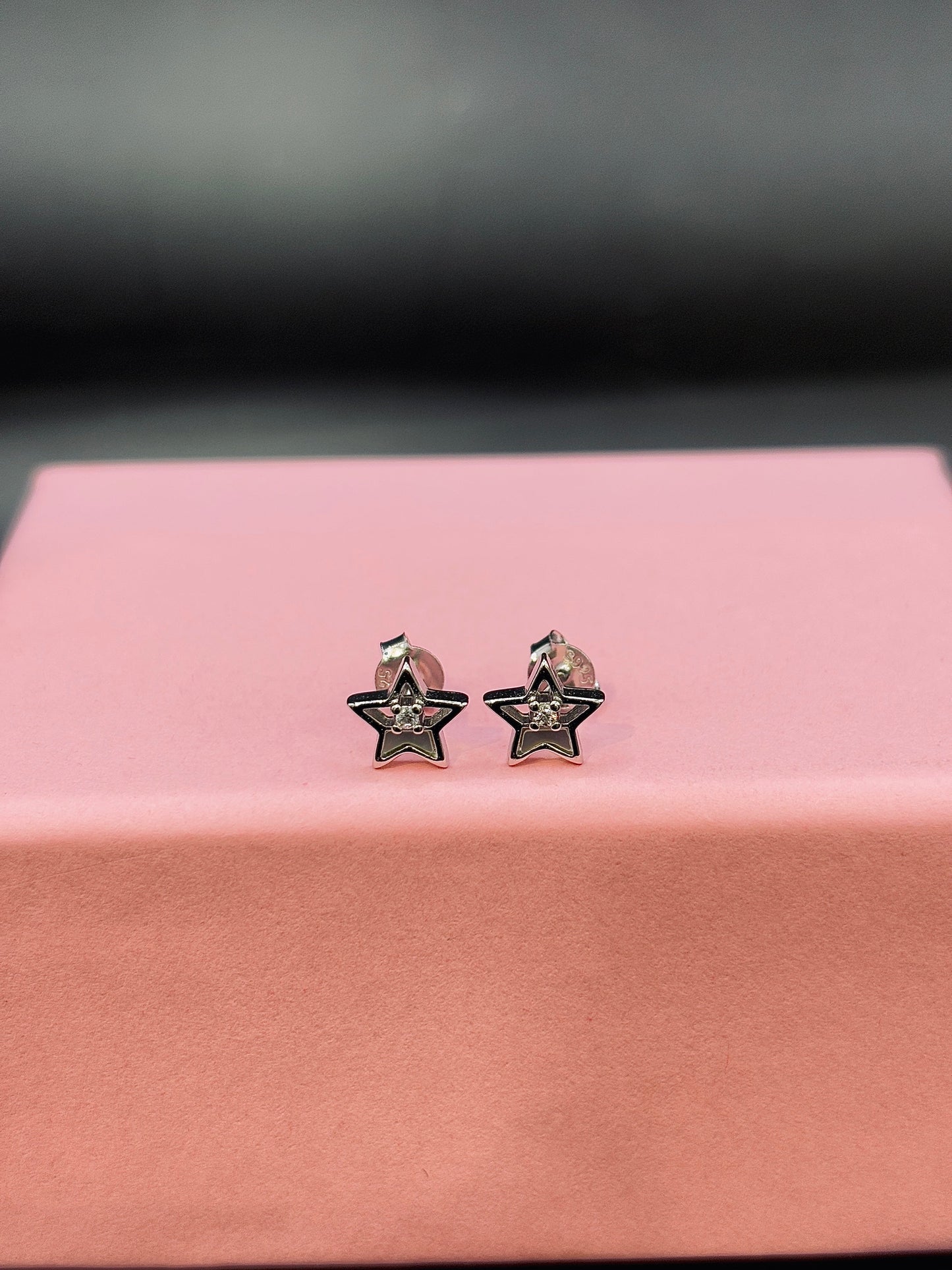 Stella Mini Silver Stud in Silver TISA Silver Elegance