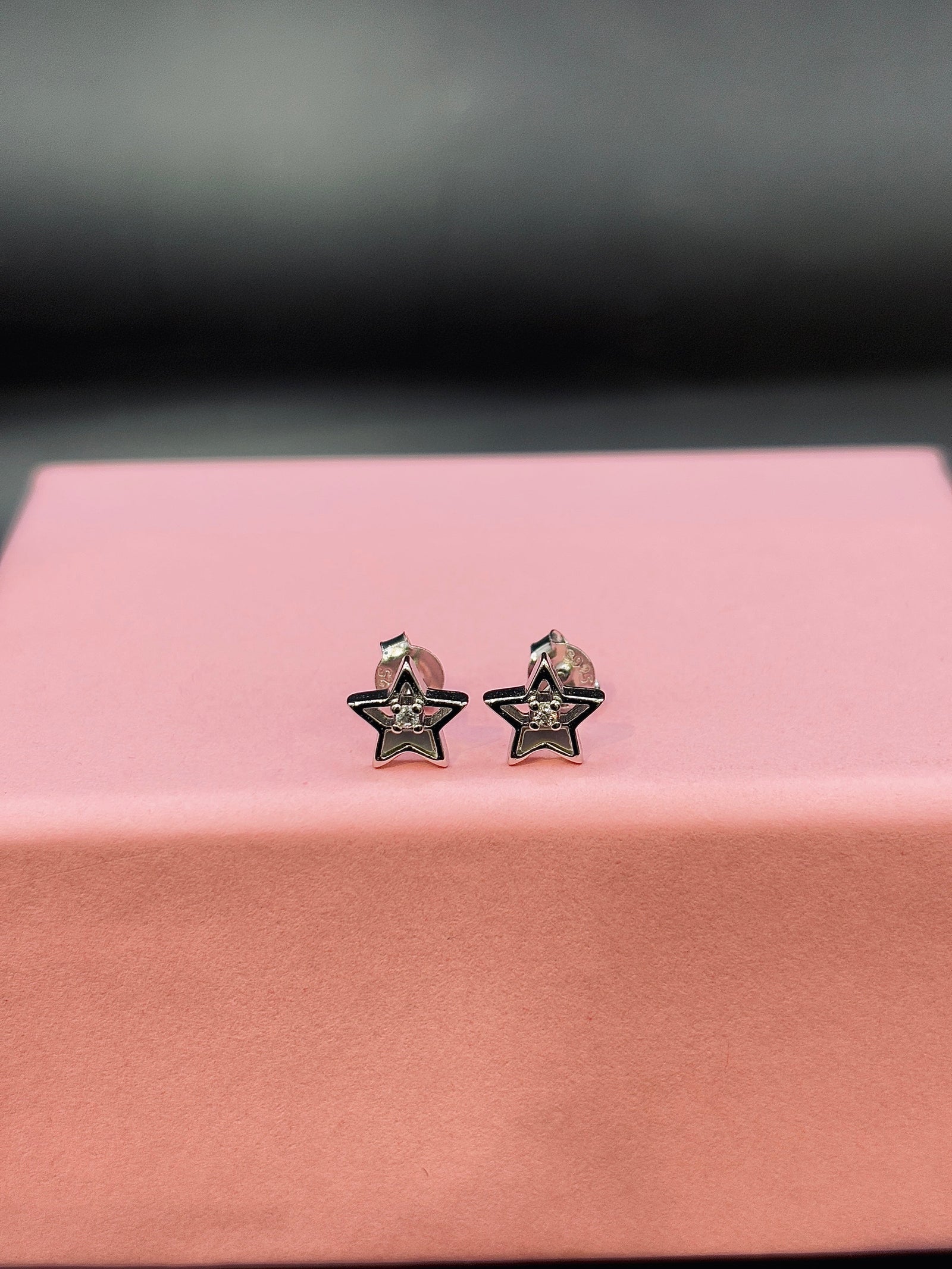 Stella Mini Silver Stud in Silver TISA Silver Elegance