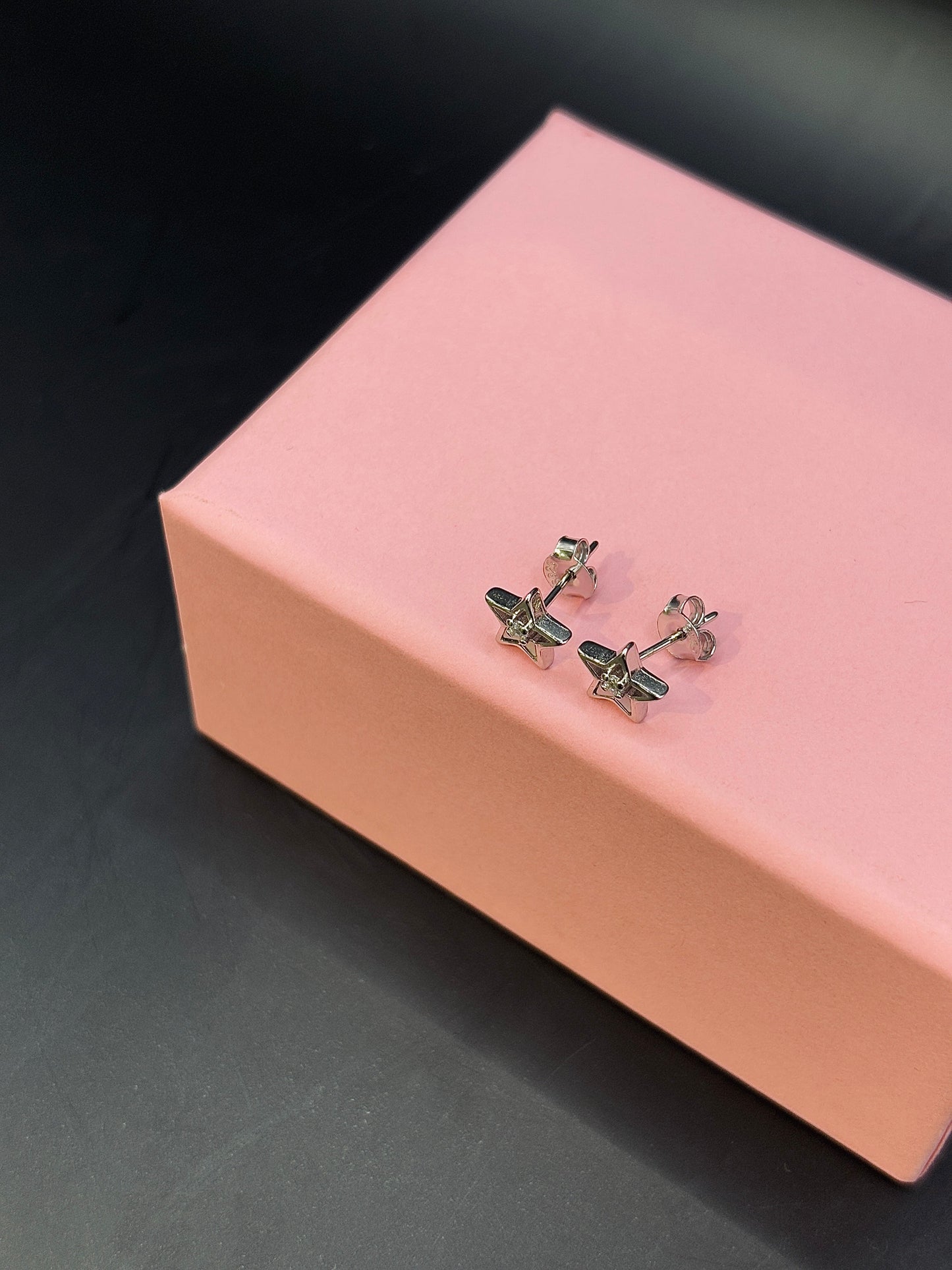 Stella Mini Silver Stud in Silver TISA Silver Elegance