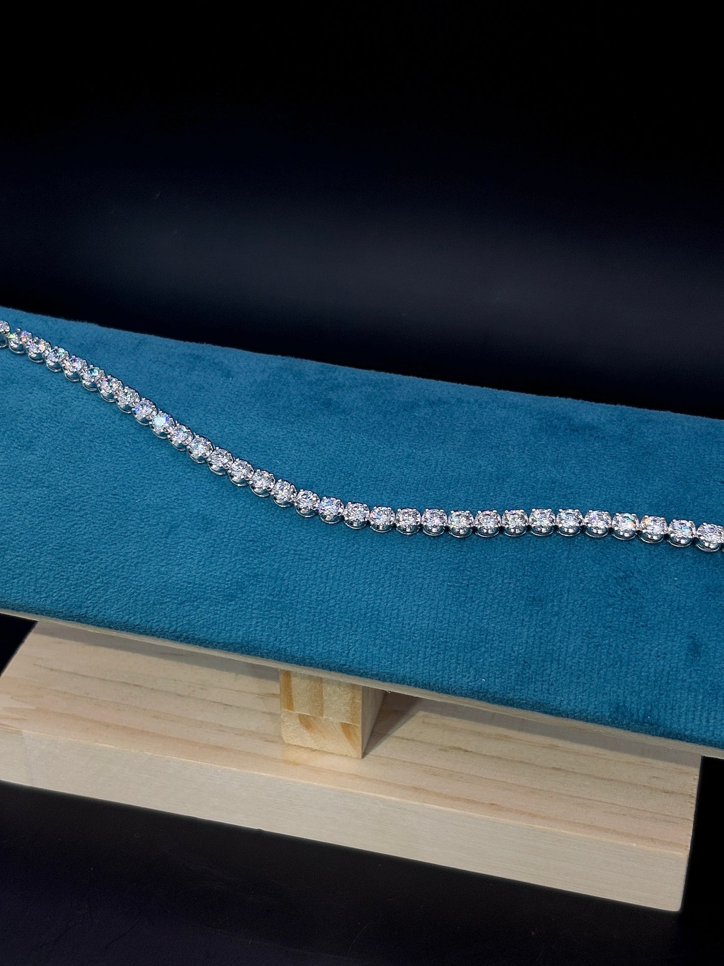 Sterling Silver Korean Solitaire Bracelet TISA Silver Elegance