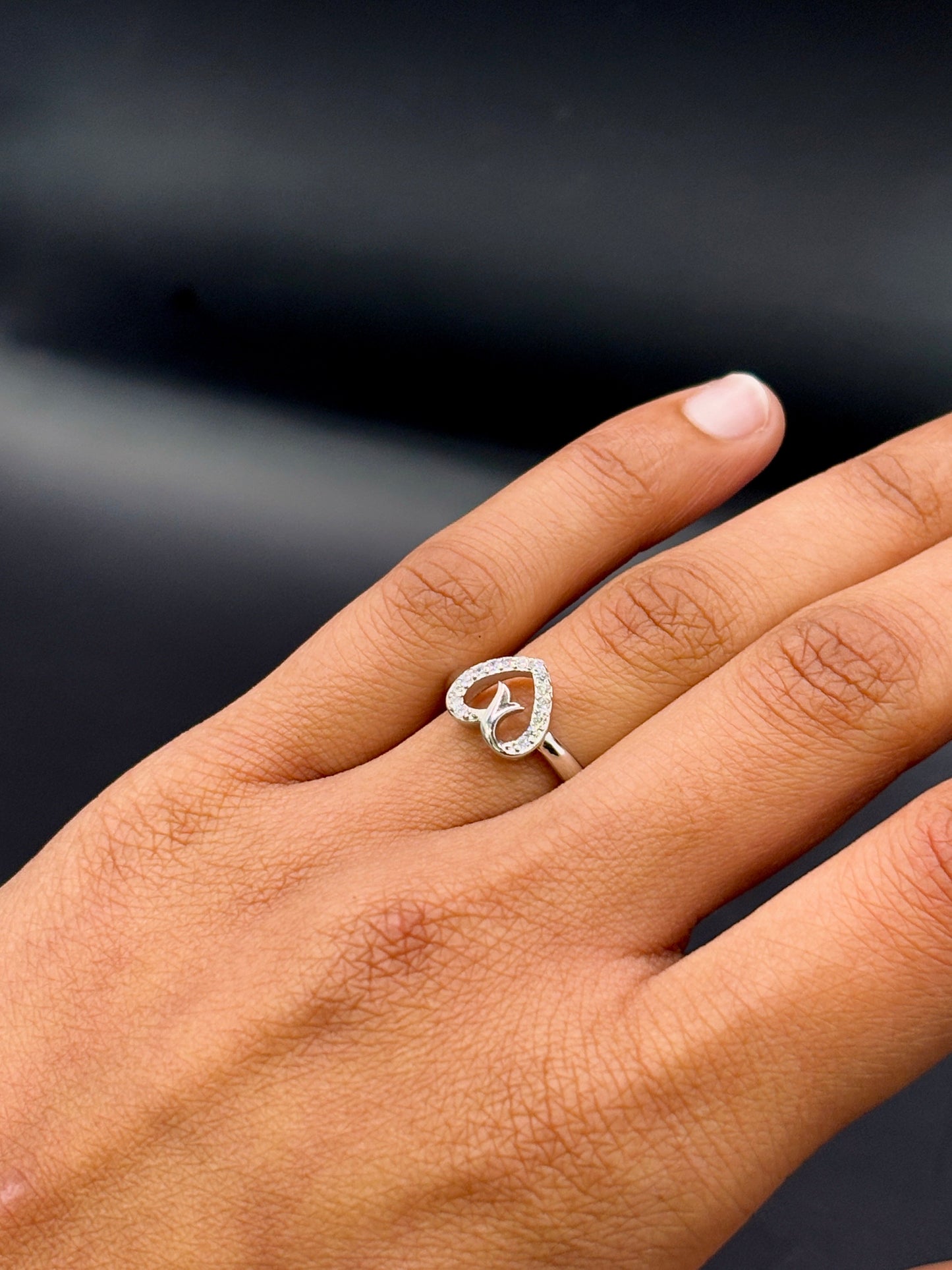 Sterling Silver Innocent Love Ring TISA Silver Elegance