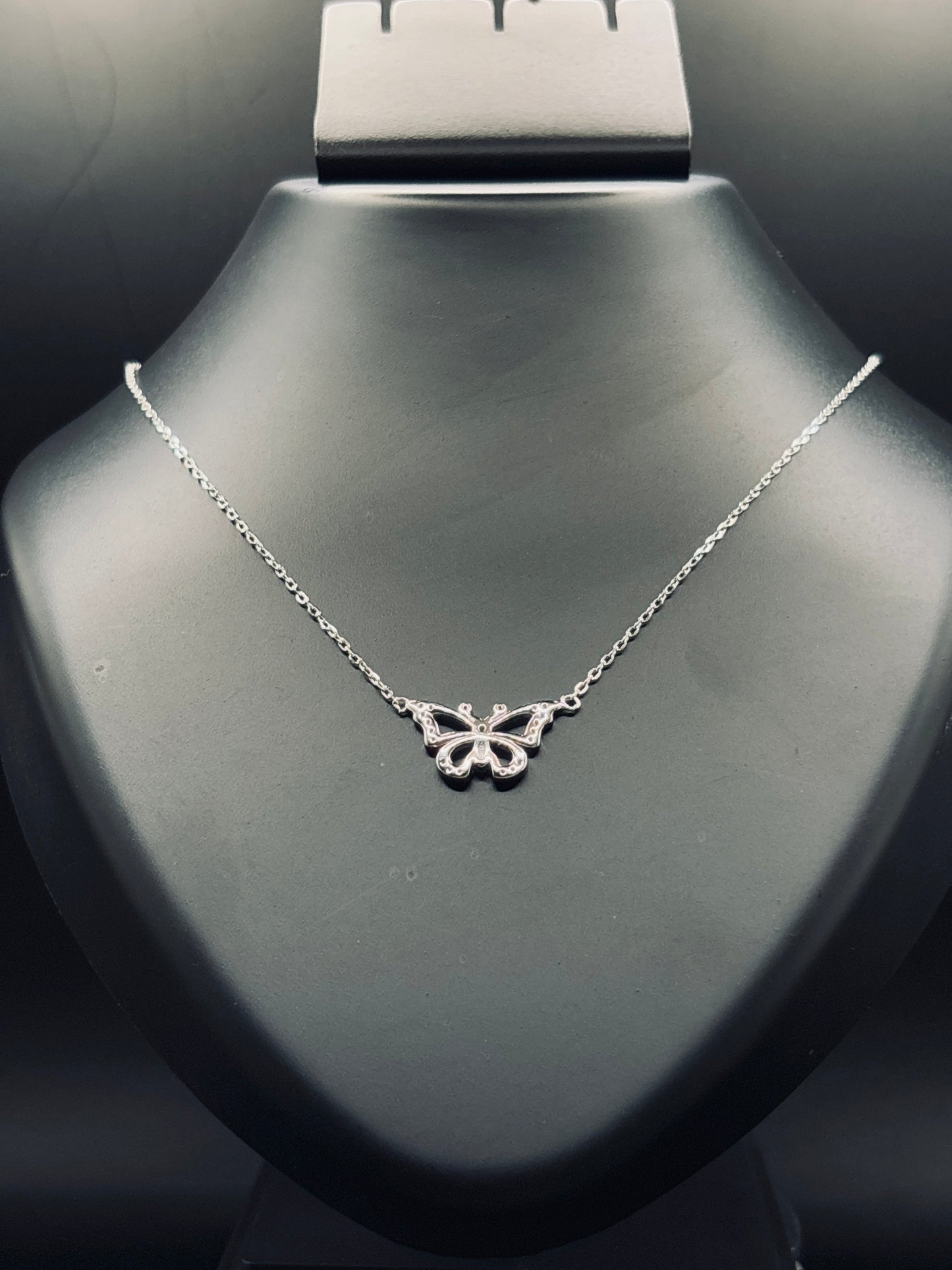 Sterling Silver Korean Butterfly Necklace — Minimal Grace & Modern Elegance TISA Silver Elegance