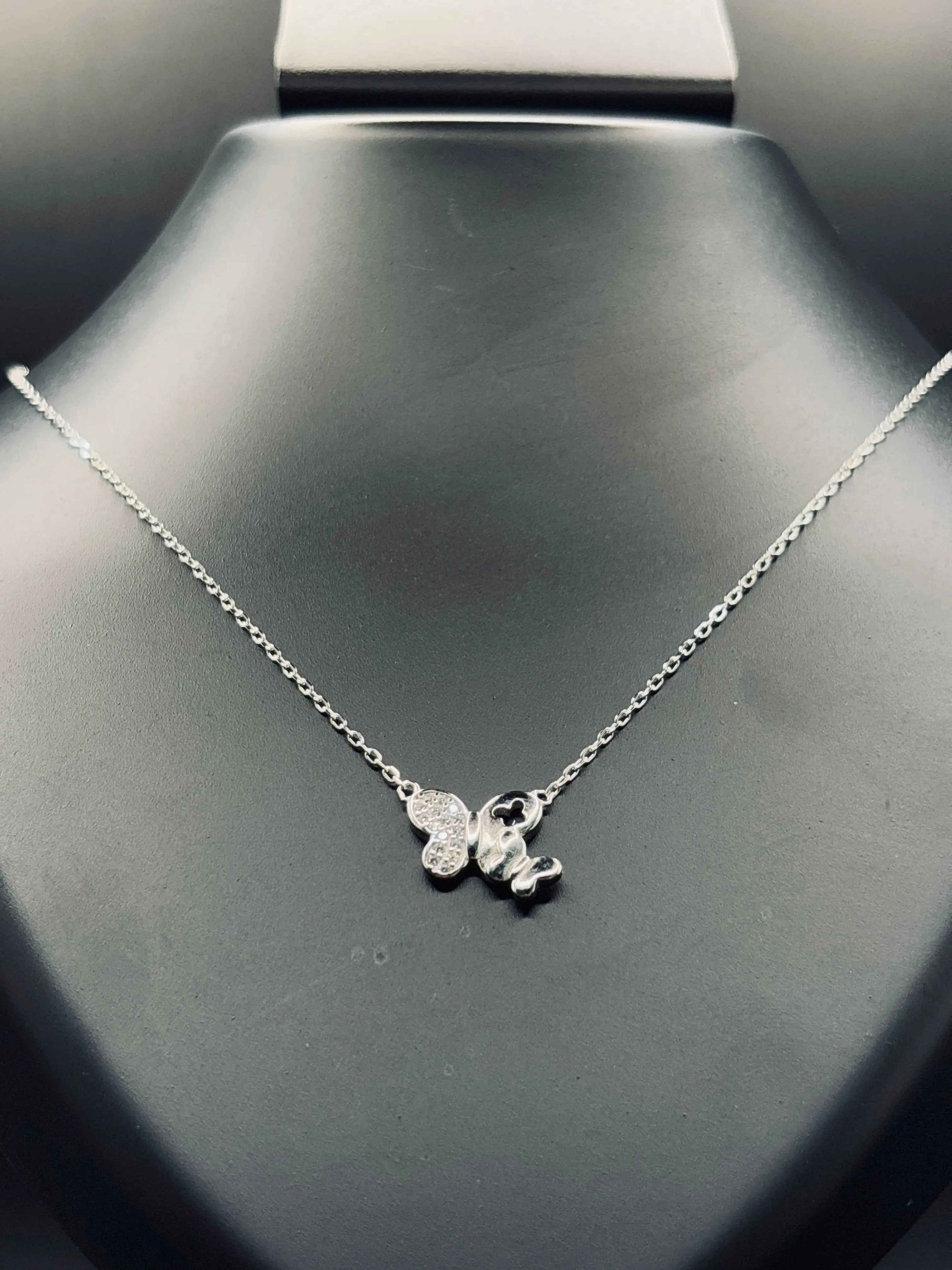 Sterling Silver Butterfly Necklace — Graceful Symbol of Transformation