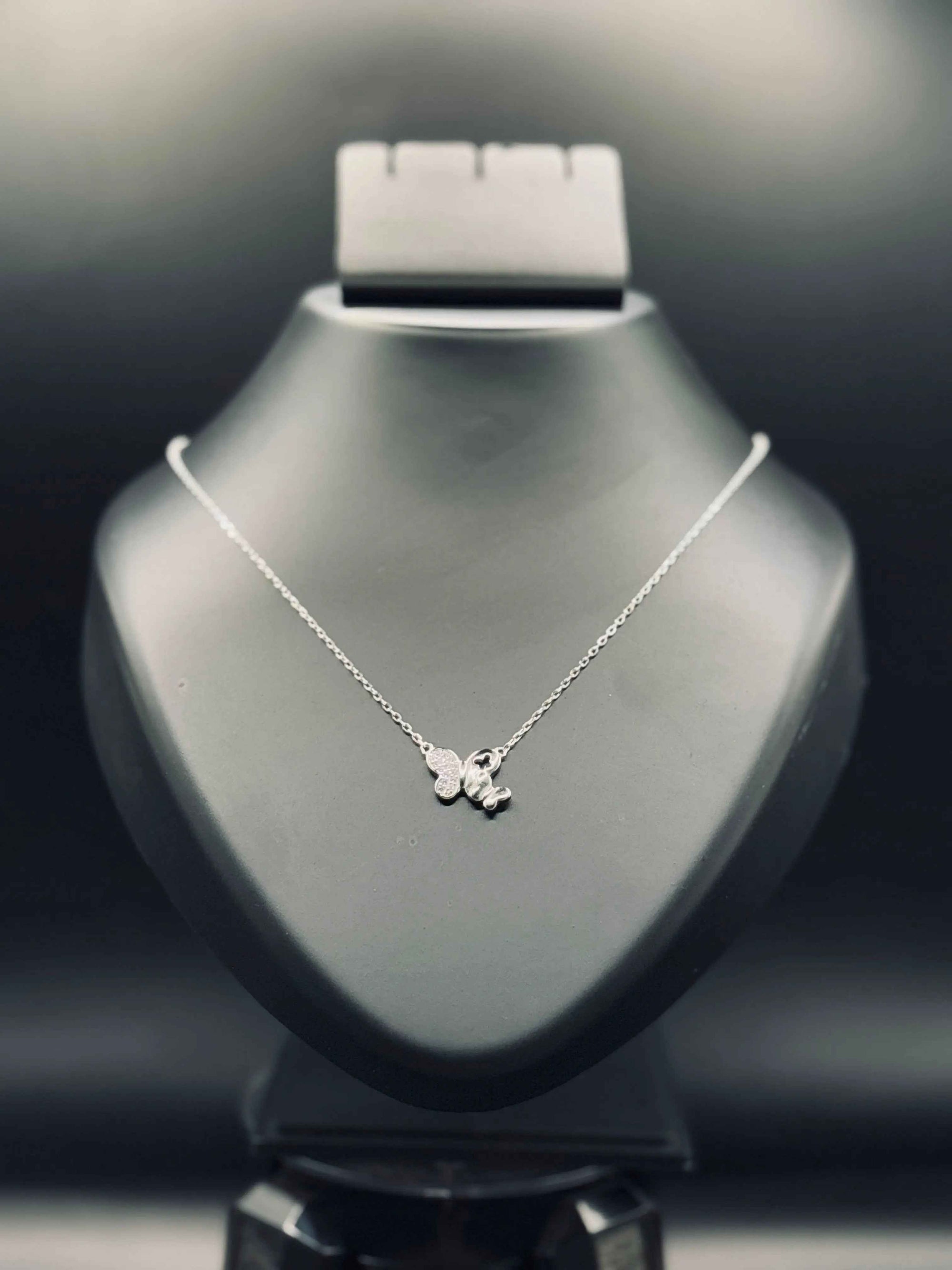 Sterling Silver Butterfly Necklace — Graceful Symbol of Transformation