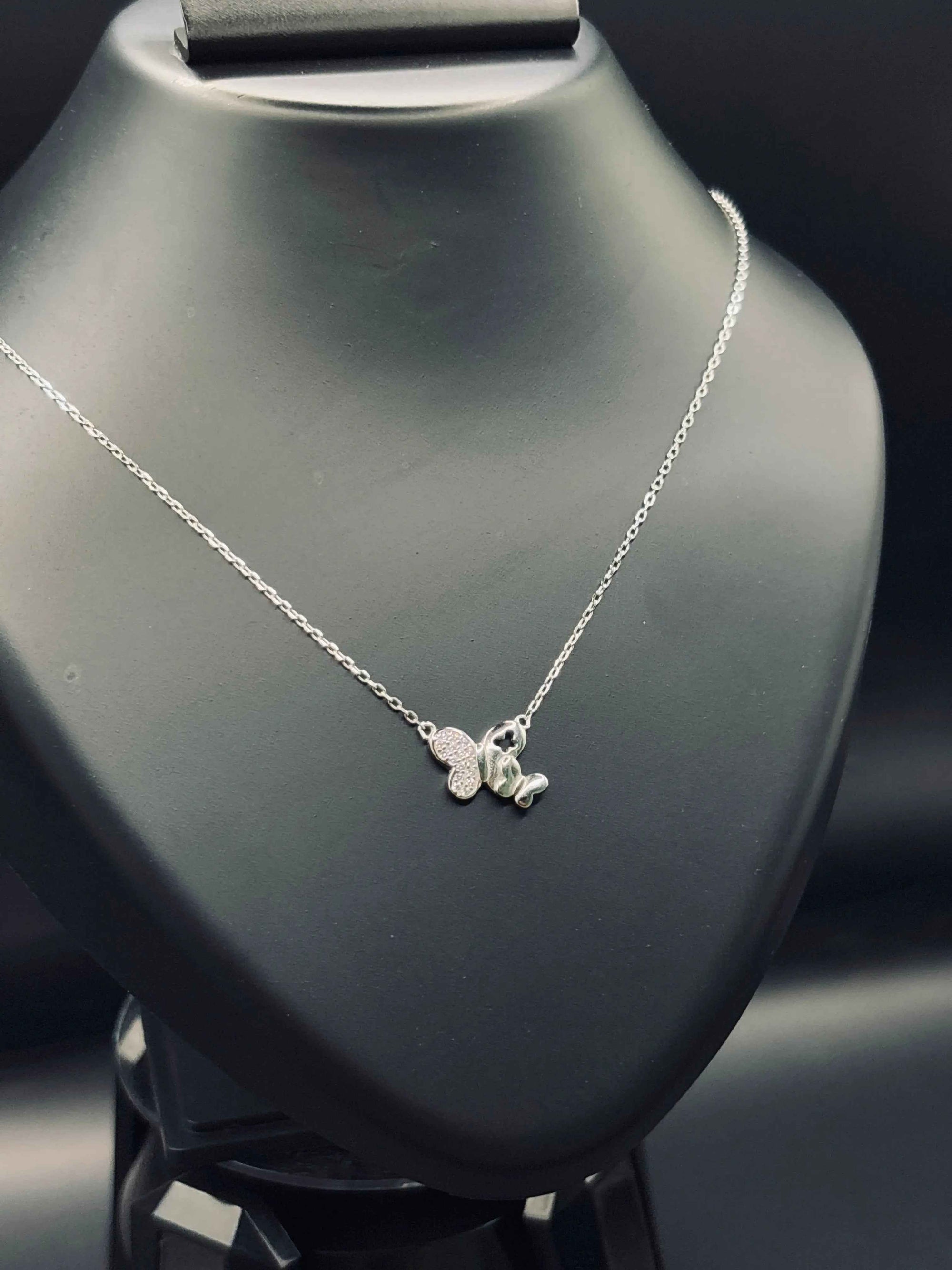 Sterling Silver Butterfly Necklace — Graceful Symbol of Transformation