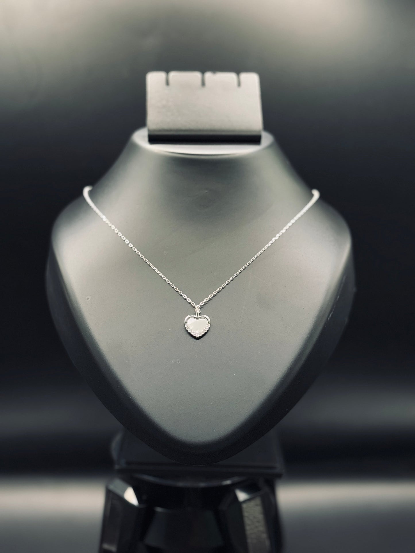 Sterling Silver Heart Pendant Necklace — Pure Symbol of Love TISA Silver Elegance