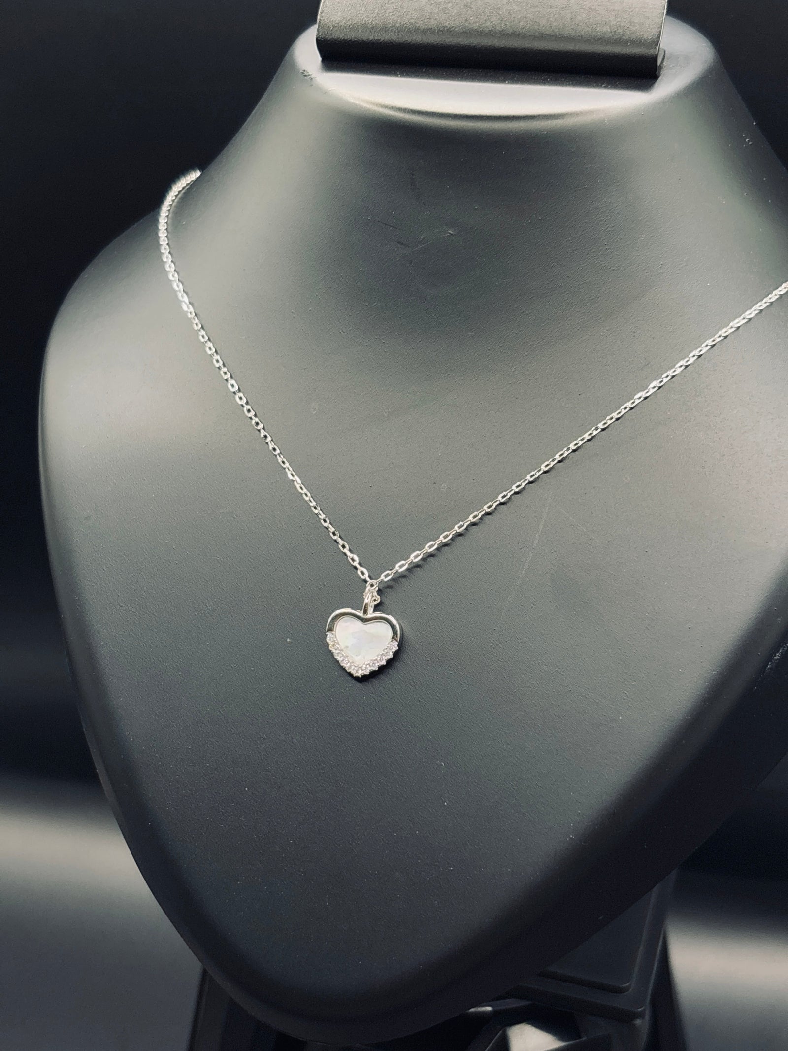Sterling Silver Heart Pendant Necklace — Pure Symbol of Love TISA Silver Elegance