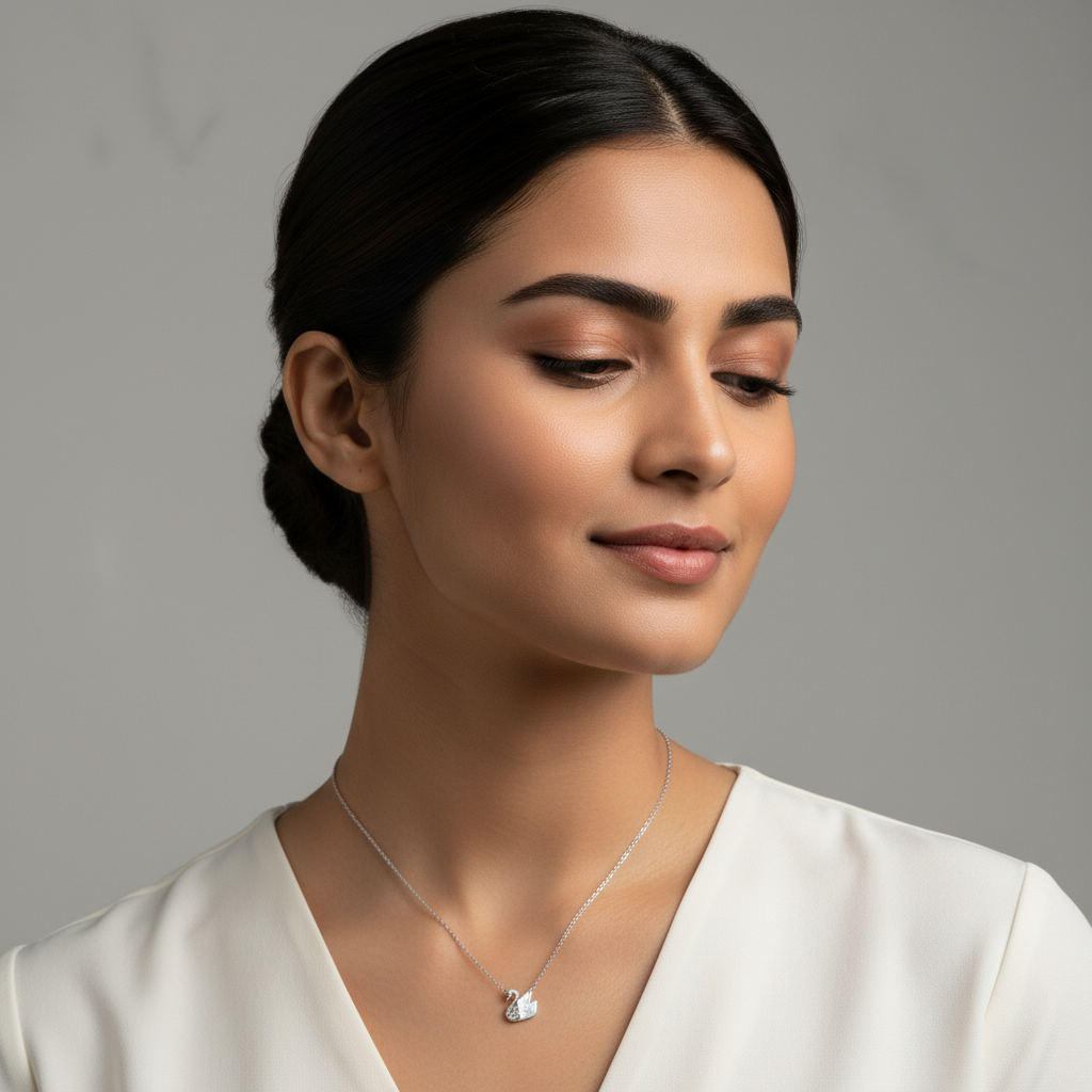 Swan Necklace — A Symbol of Eternal Love TISA Silver Elegance