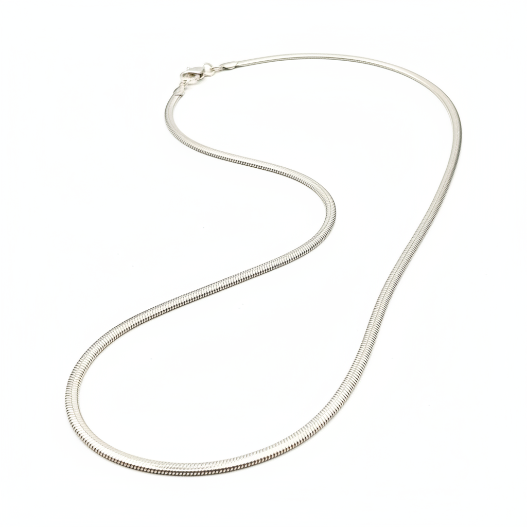 Sterling Silver Snake Chain (Imported) TISA Silver Elegance